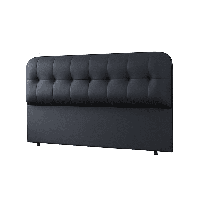 King(76"W x 80"L)/Queen(60"W x 80"L)/Full(54"W x 75"L) Button-tufted Rectangular Panel Headboard with Lumber Frame, Sponge and With Legs, Standard（36-55“） H