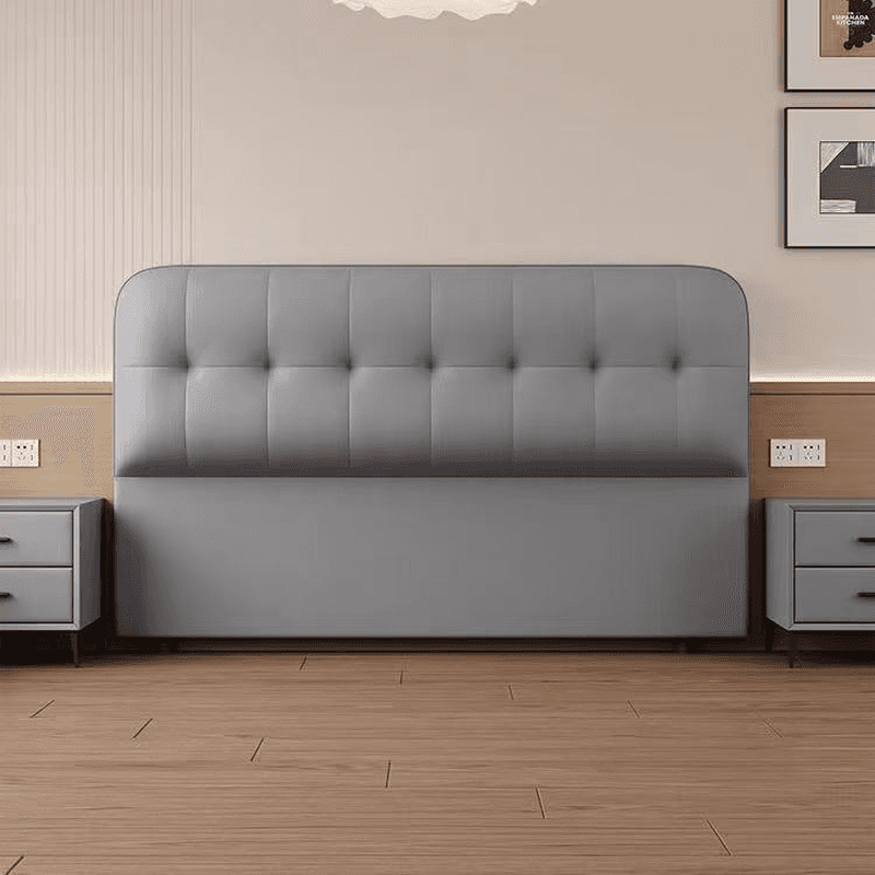 Modern Simple Style Panel Headboard with No Distressing, Piled Tufted Rectangle Design for California King/King/Queen Bed, Featuring Sponge Upholstery and Standard Height - image 3
