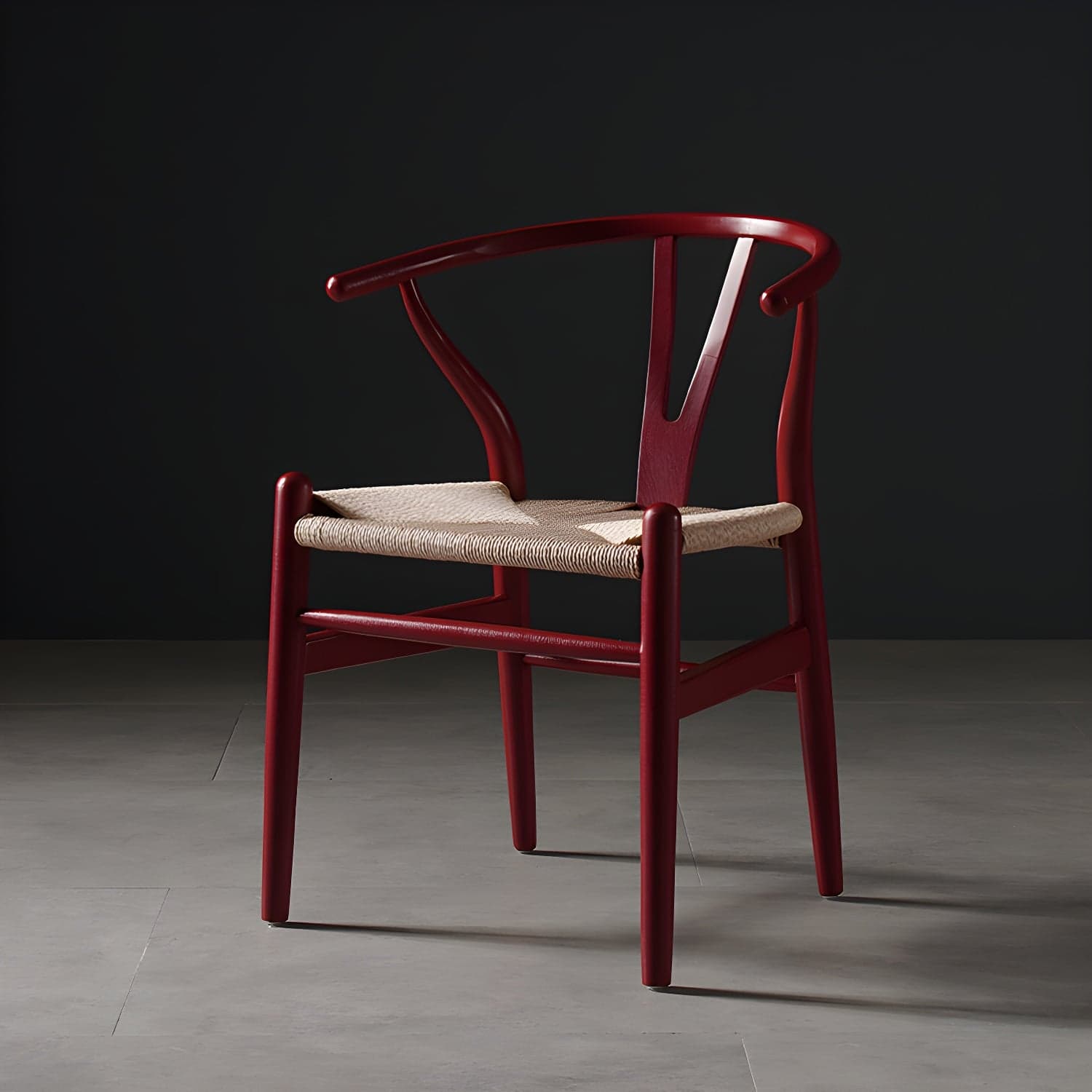 Scandinavian Style Wood Dining Chair Dining Room Wishbone Chair with Arm - image 5