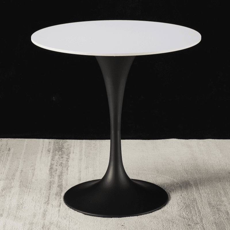 Chalk Circular Stone Art Deco/Glamorous Dining Table for 2, Scratch-immune & Fixed Table - image 13