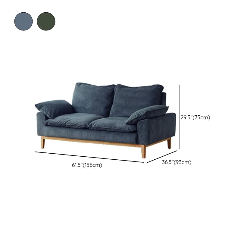 Contemporary Seats 2/1 Person Straight/L-Shaped Horizontal Left Sofa Couch /Chaise with Natural Wood Frame - image 20