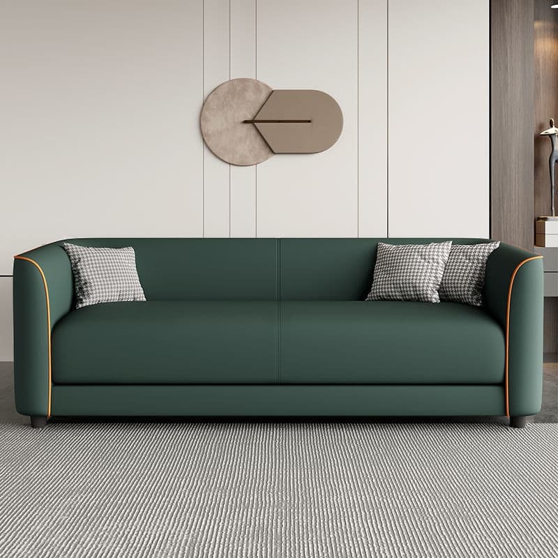 Tear Resistant Sofa Couch/Loveseat in Pu with Grey/Olive Green/Coffee Upholstery