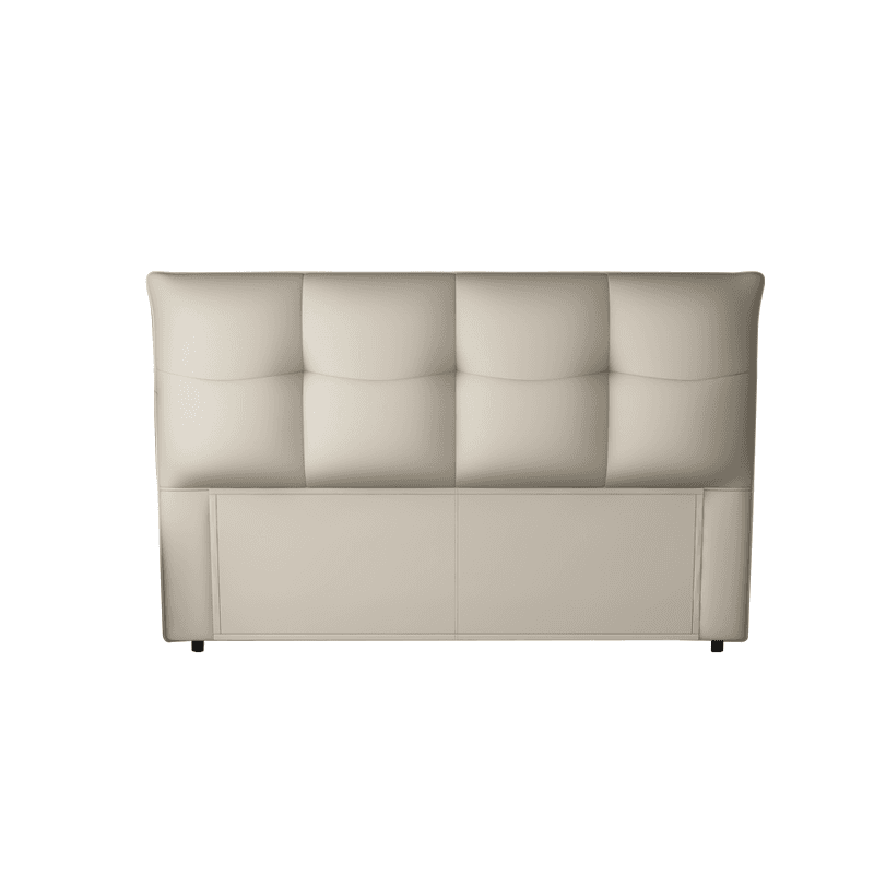 Elegant Pine Wood Full Bed with Tufted Panel Headboard, Rectangle Shape, Sponge Fill, and Standard Height Legs Included - image 5