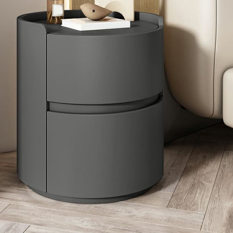 Small Under 21'' Manufactured Wood No-Light Modern Drawer Storage Nightstand in Natural Finish - image 4