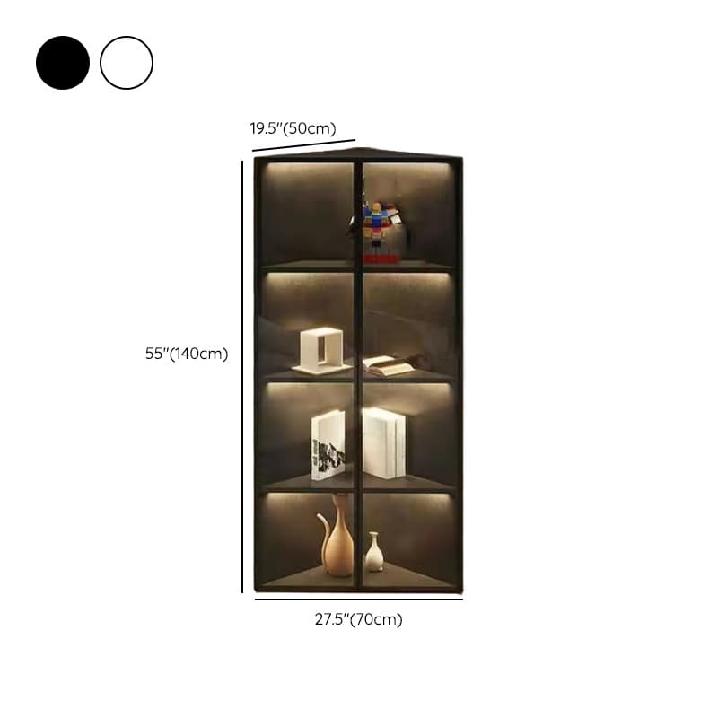 Nook Watertight Scratch-proofed Utility Storage Cabinet with Hutch, Glass-panel Door in Gray/Chalk, Stain Resistant - image 10