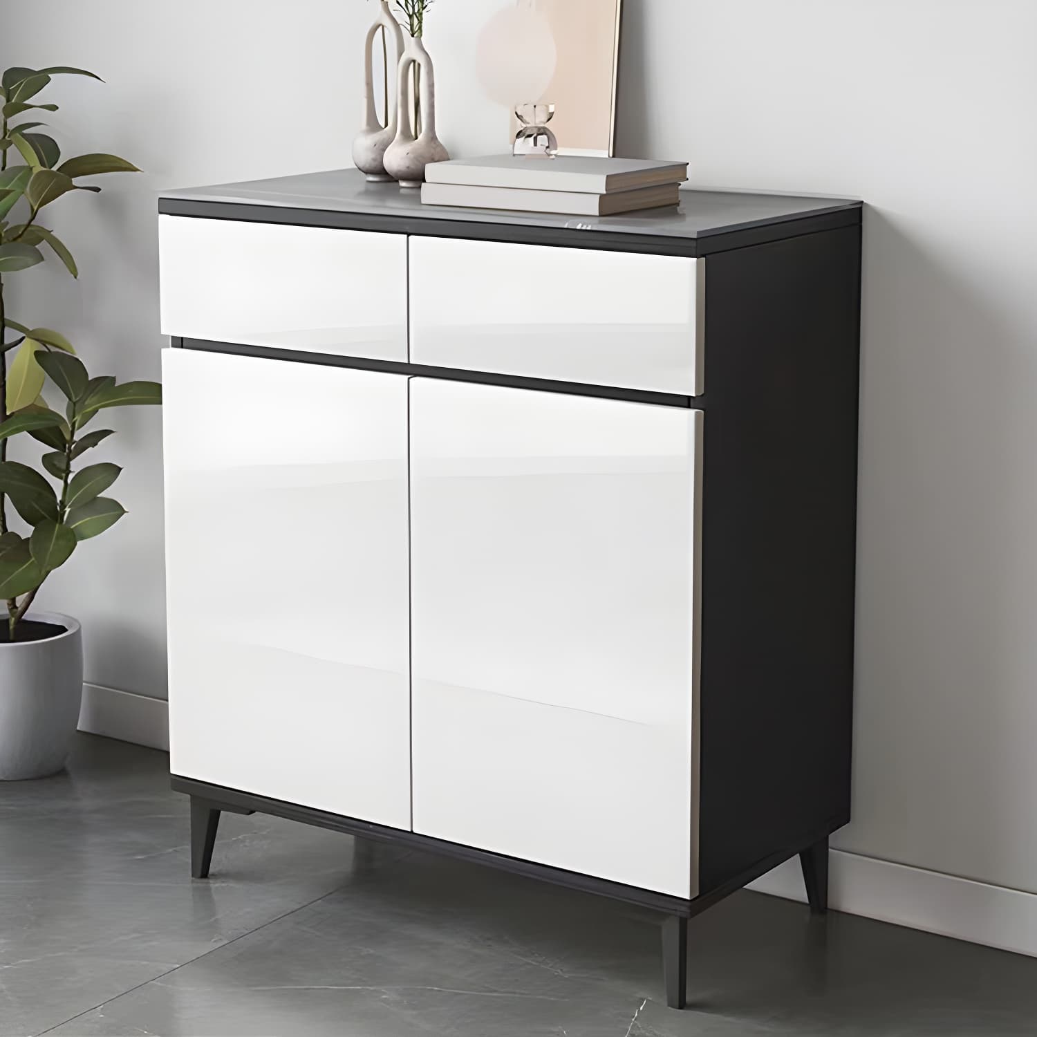 Contemporary Sideboard Cabinet with Drawer and Door for Living Room