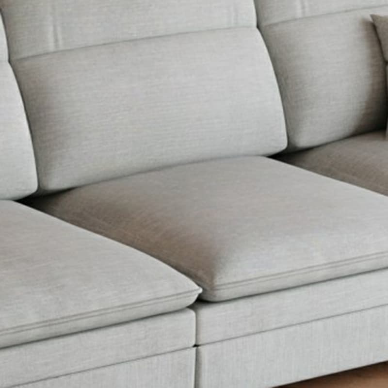 Contemporary Square Arm Sectional Sofa with Pillows and Storage - image 13