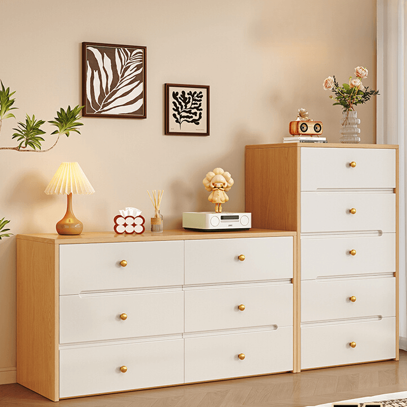 Simplistic Raw Wood Double Dresser/Lingerie Chest/Bachelor Chest with 6/8/5 Drawers in Horizontal/Vertical Orientation - image 5