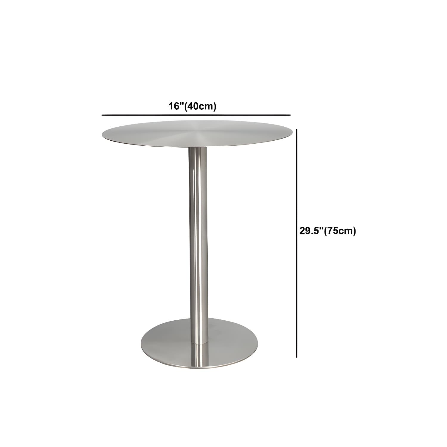 Mid-Century Modern Cocktail Table Pedestal 1 Single Coffee Table - image 16
