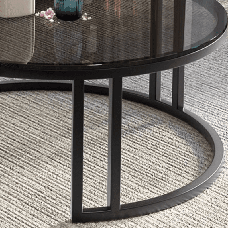 Nested Orbicular Framework Accent Table for Foyer Use - image 10