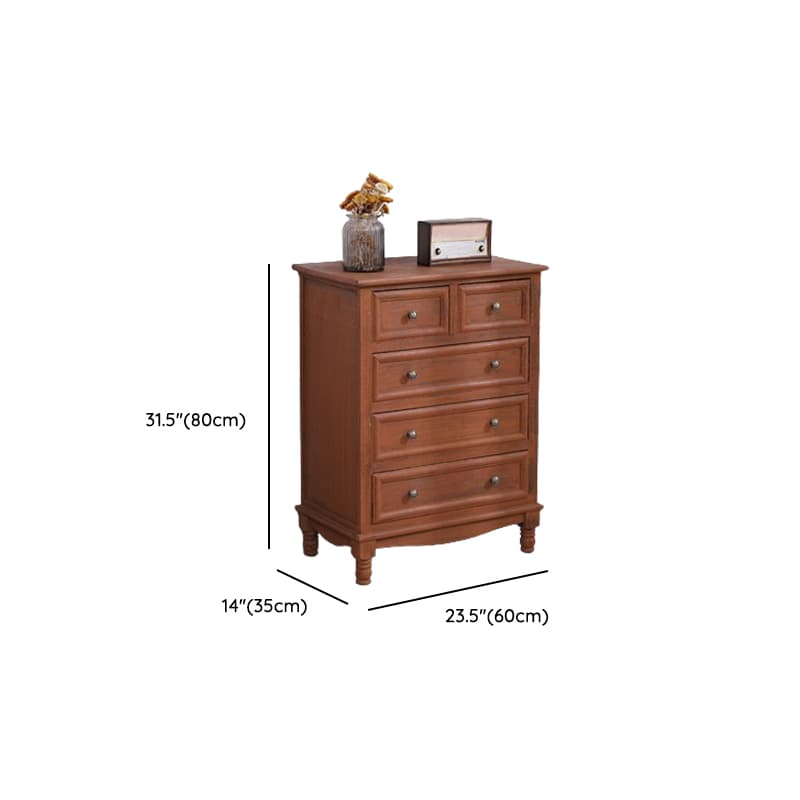Traditional Wood Server in Espresso with 3 Drawers/4 Drawers/6 Drawers, Cabinet & One Internal Shelf/2 Shelves Included/Not Included - image 15