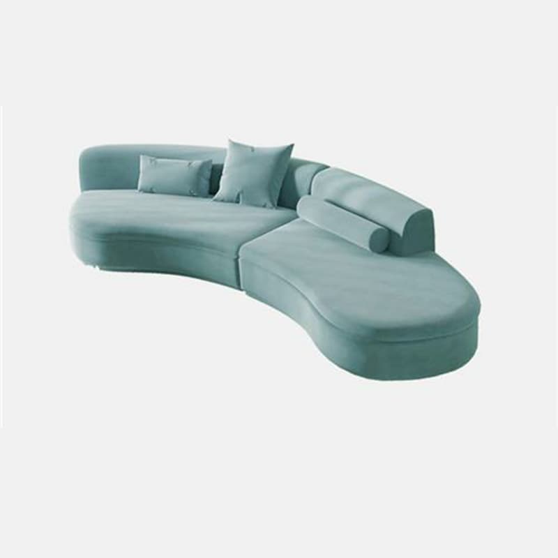 Trendy Seats 4/Seats 3 Armless Curved Sofa Recliner with Sponge Fill Cushions - image 13
