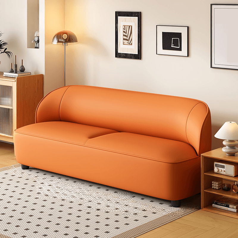 Modish Solid Color Scratch-durable Standard Sofa in Rose/Light Green/Tangerine Color for 2/4 Person/for 3 - image 13