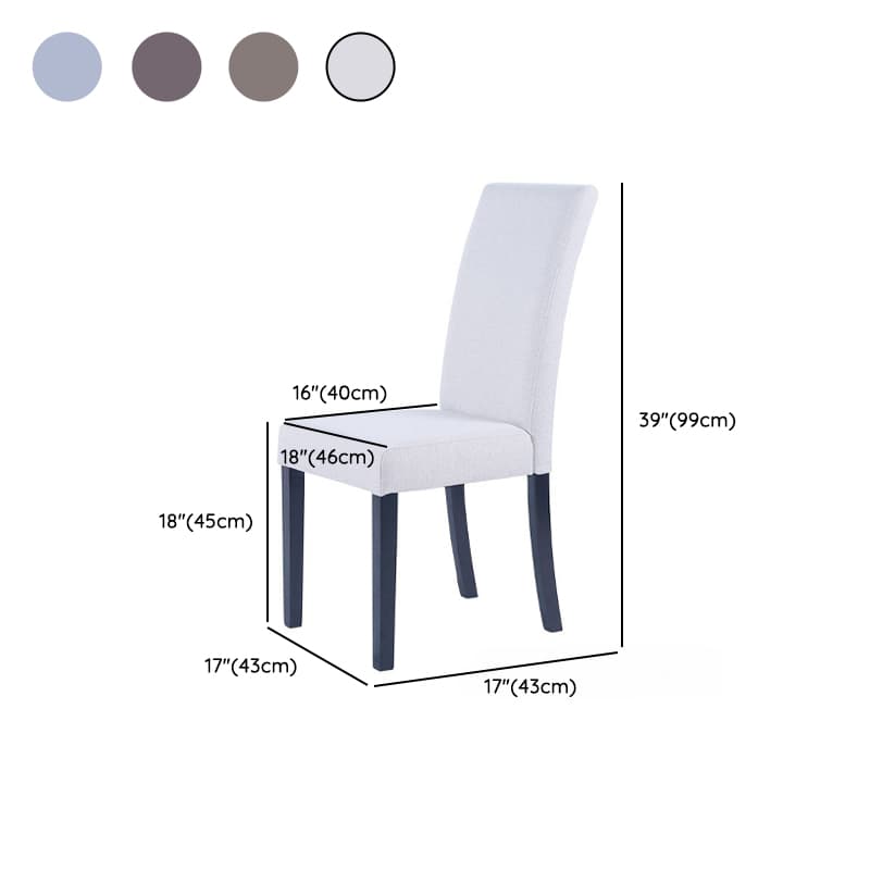 Framed Stable Parsons Side Chair with 4 Legs and Foot Pads in an Old School Style, Tufted Back Included/Not Included - image 20