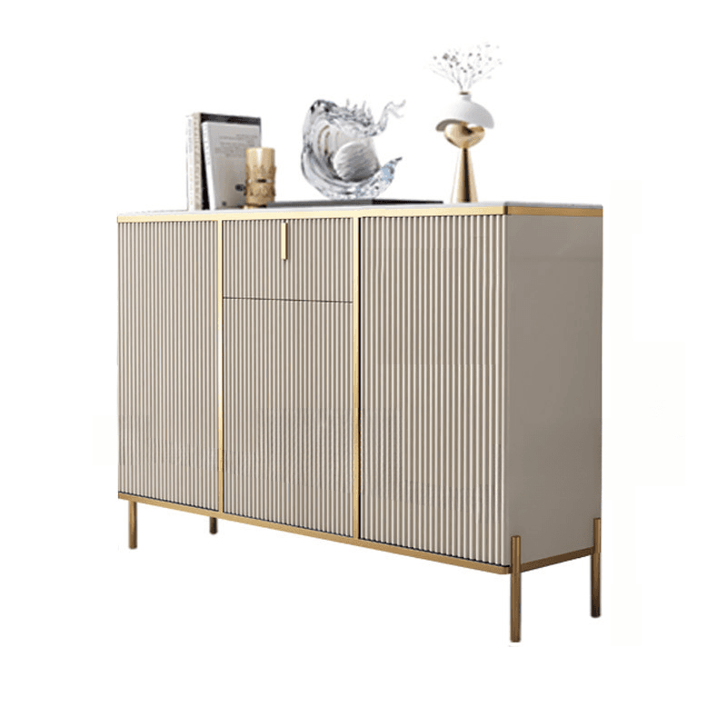 Ground Independent Sideboard for Parlor with Appliance Storage and Worktop in a Modern Style - image 14
