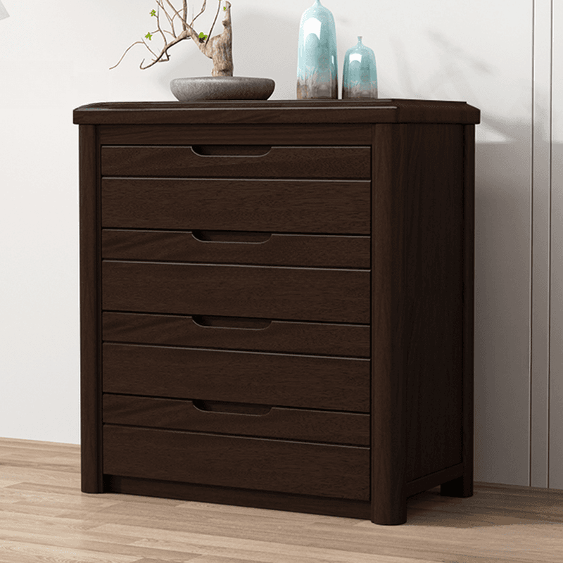 Trendy Walnut Wood Lingerie Chest/Double Dresser with 5/4/6 Drawers in Vertical/Horizontal Orientation - image 3