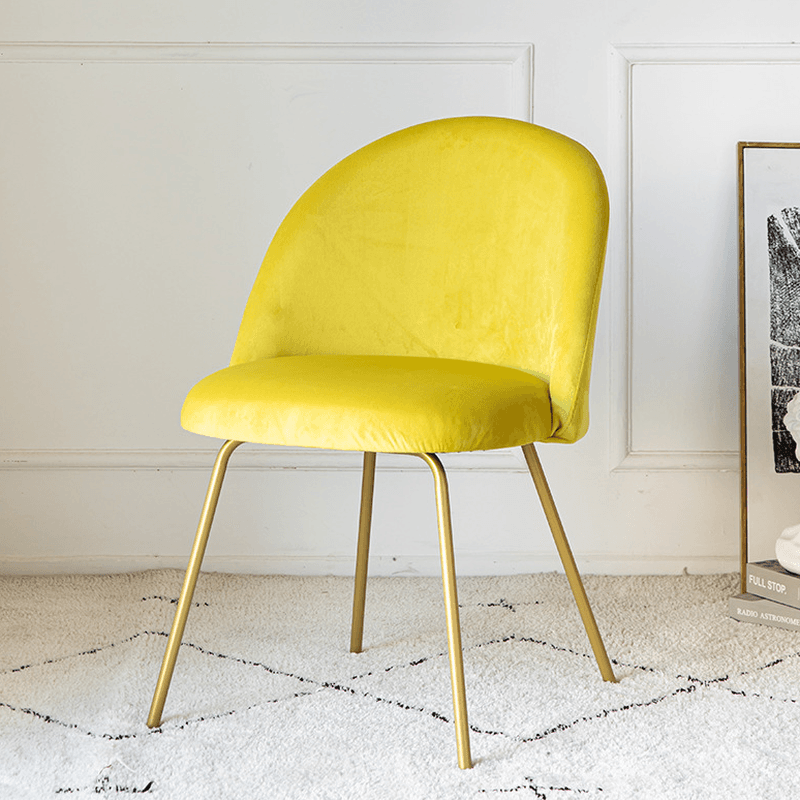 Unwavering Textile Upholstered Side Chair with Solid Back and Foot Pads for Dining Room in a Lavish Style - image 15