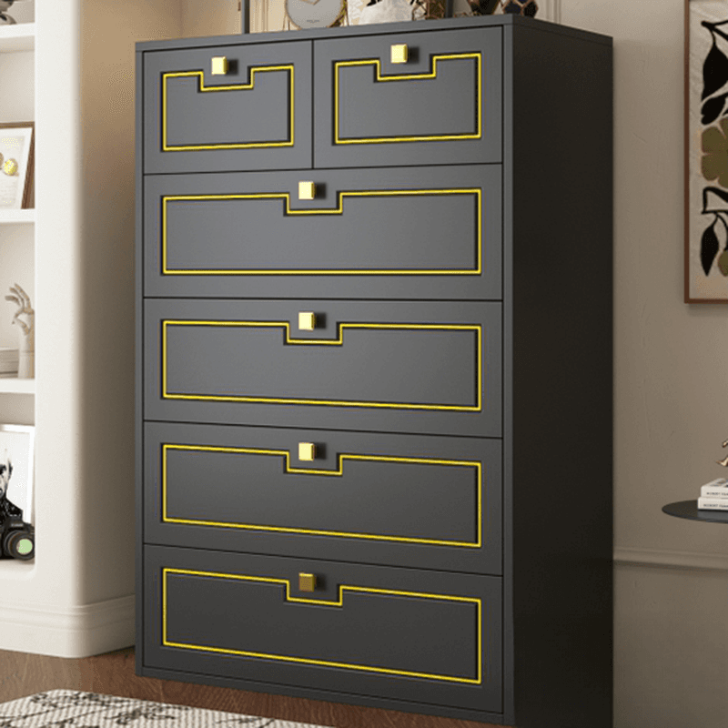 Casual Metal Bachelor Chest/Console Dresser/Semainier with 6/5/4 Drawers in Horizontal/Vertical Orientation - image 7