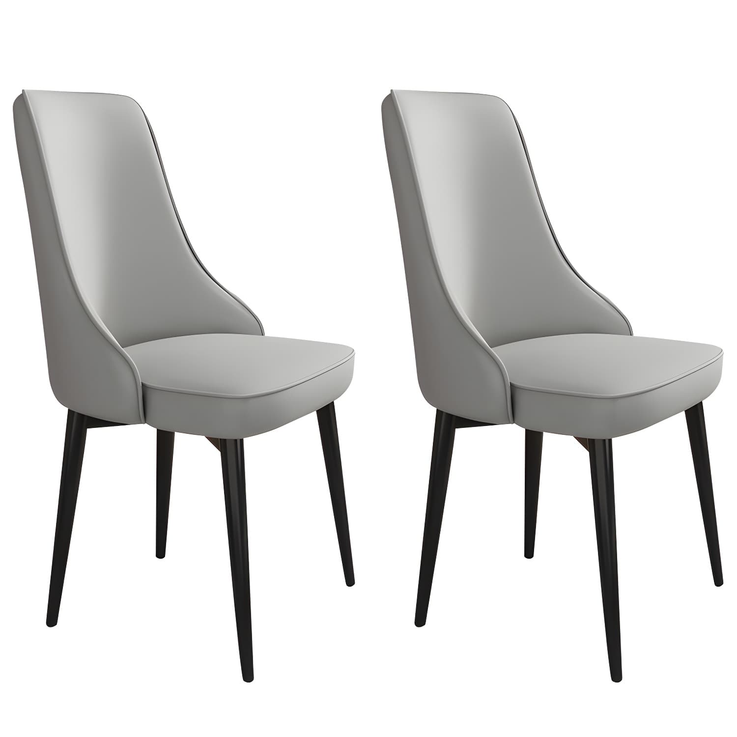Glam Style Side Chair Upholstered Dining Chair for Dining Room - image 9