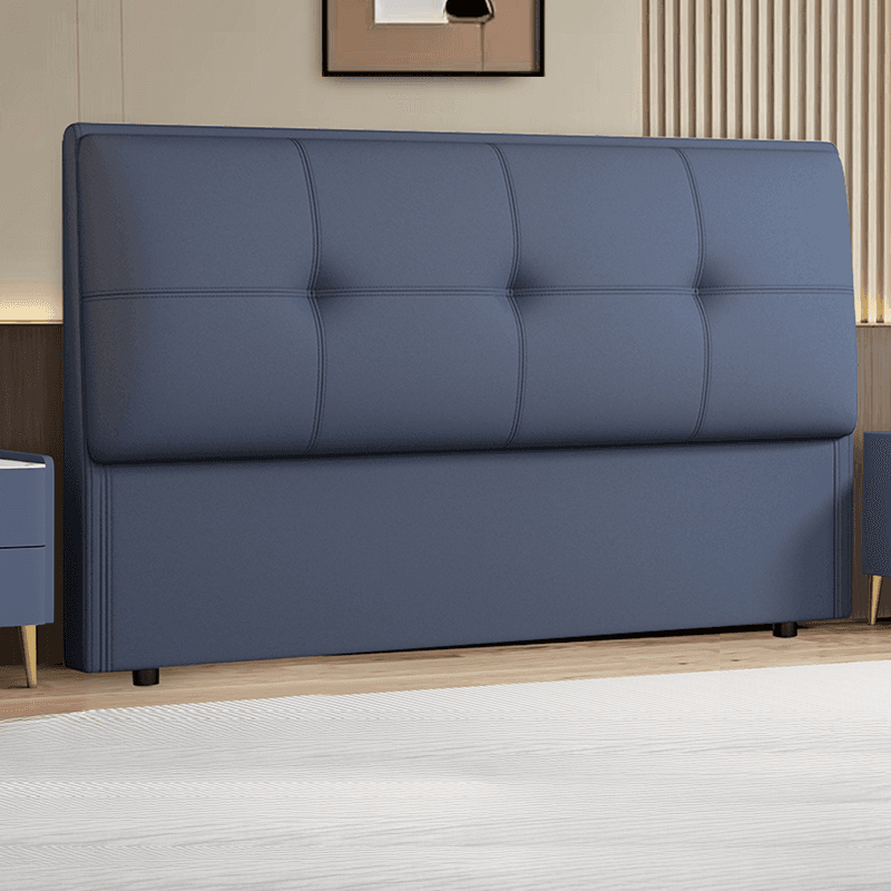Simplistic Style Panel Headboard with No Distressing, Piled Tufted Rectangular Shape for Queen/Twin/Full Bed, Featuring Sponge Upholstery and Standard Height