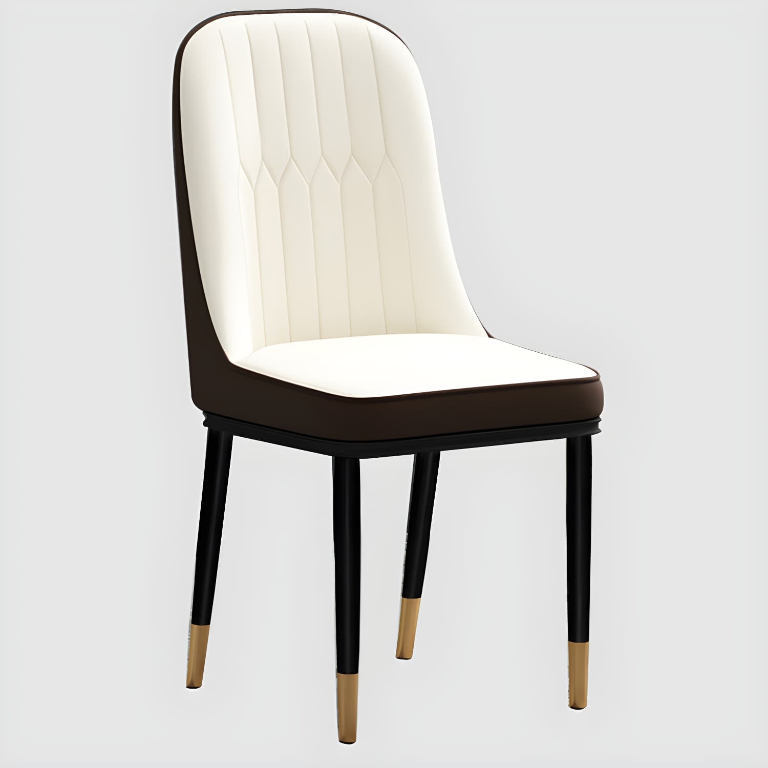Modern Dining Room Armless Parsons Faux Leather Dining Side Chair - image 16