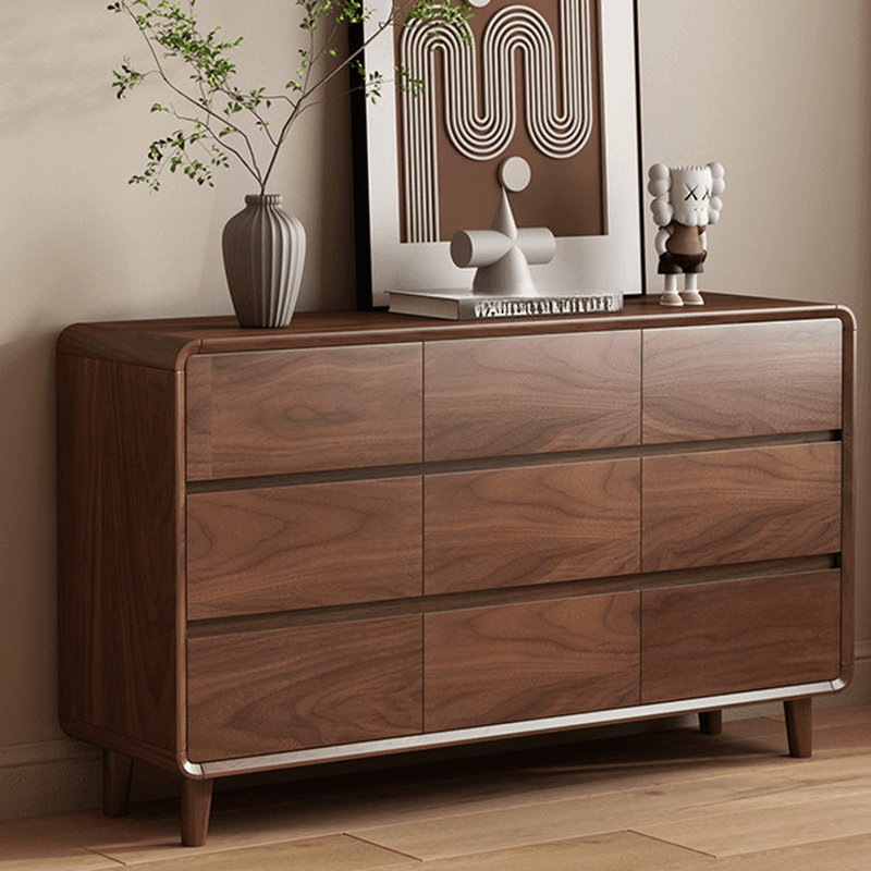 Cocoa Casual Rubberwood Double Dresser/Lingerie Chest with 6/9/5 Drawers Horizontal/Vertical - image 15