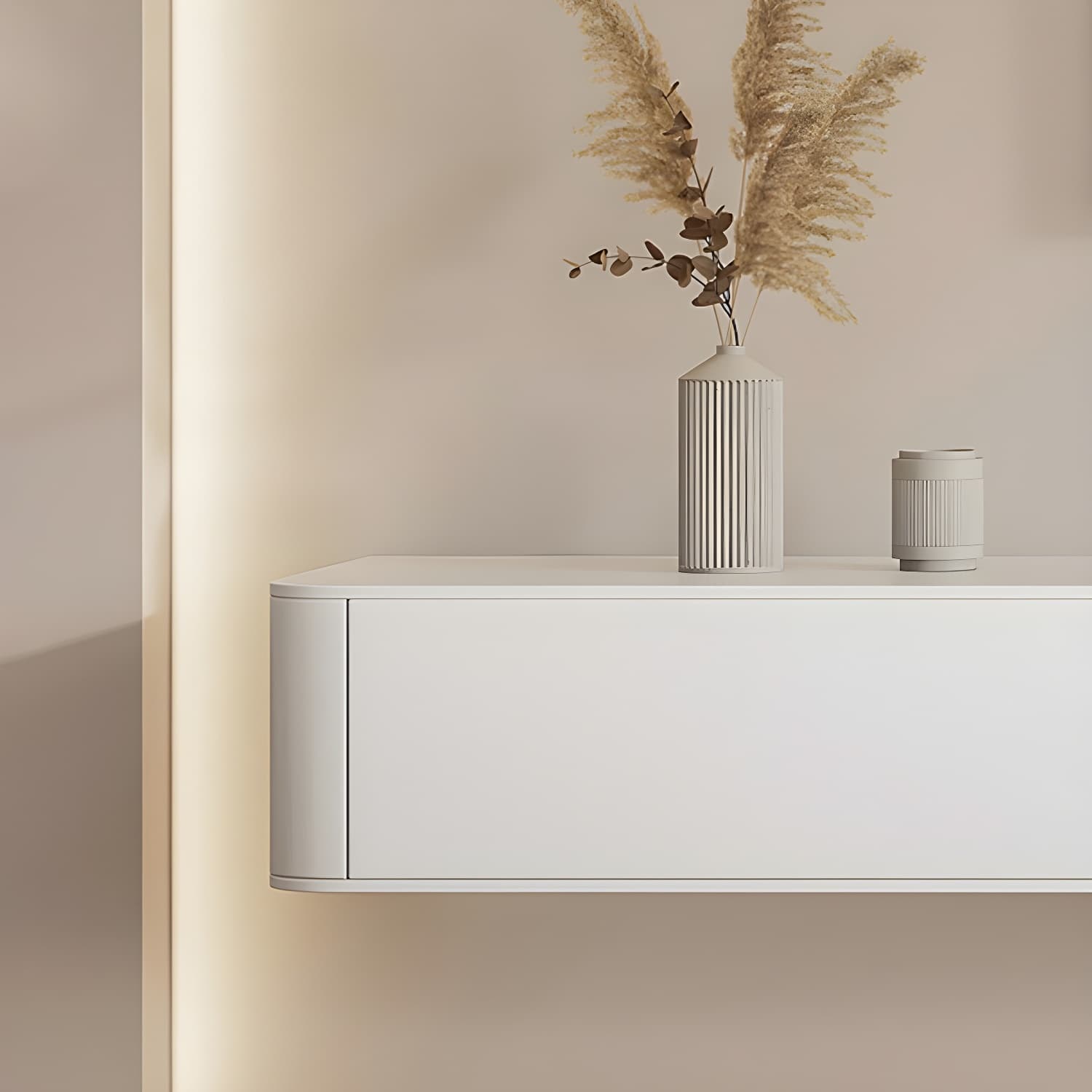 White Wood TV Stand with 2-4 Drawers for Modern Entertainment Centers - image 9