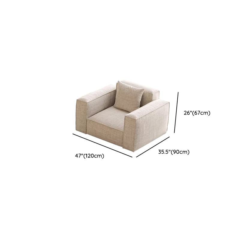 Straight/L-Shape Cotton Upholstered Sofa Couch/Corner Sectional with Horizontal/Left Orientation - image 15