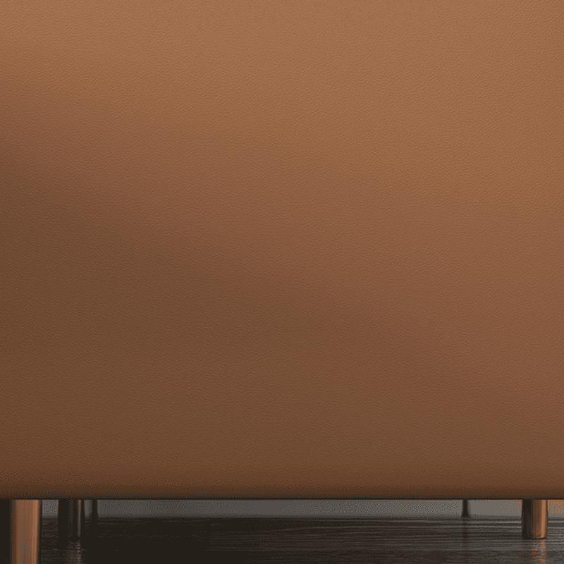 Contemporary Nightstand with 2 Drawers, Pu Leather Countertop, and Leg Support - image 14