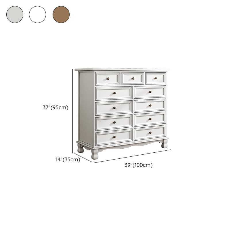 Modern Wooden Bachelor Chest with Vertical Drawers with Drawers - image 19