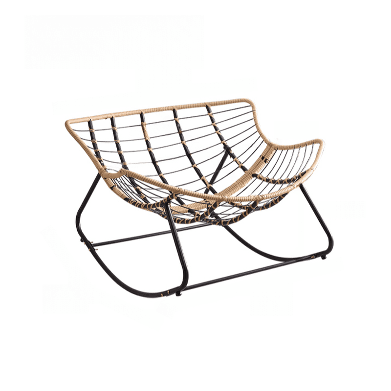Modern Simple Style Alloy Rocking Chair Couch with Scratch-defiant Cushioned Upholstery - image 14