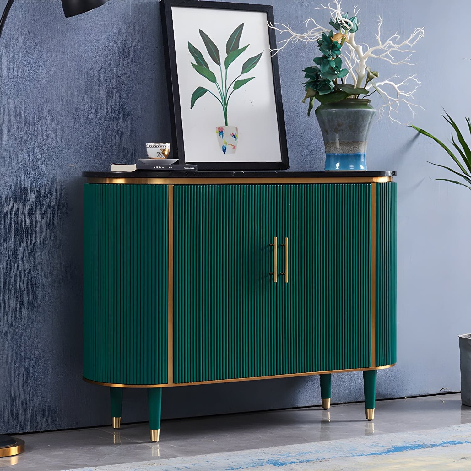 Wood Sideboard Contemporary Style Side Board for Dining Room - image 5