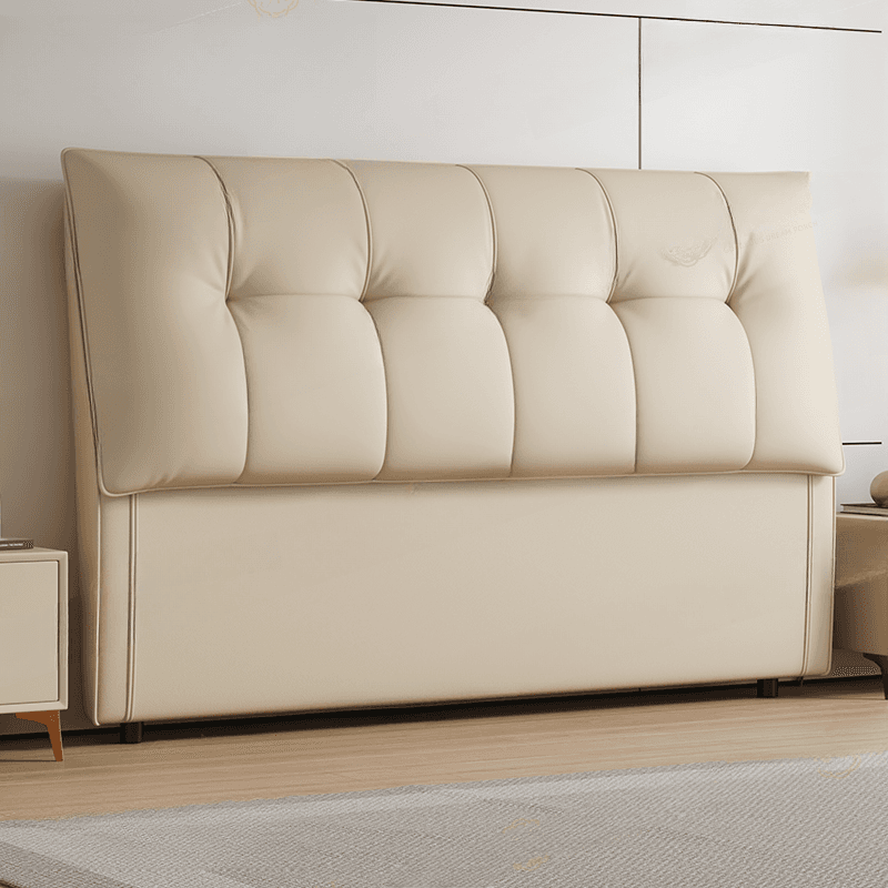 Trendy Panel Headboard with No Distressing, Piled Tufted Rectangle Design for King/Queen/Full Bed, Featuring Sponge Upholstery and Standard Height - image 7