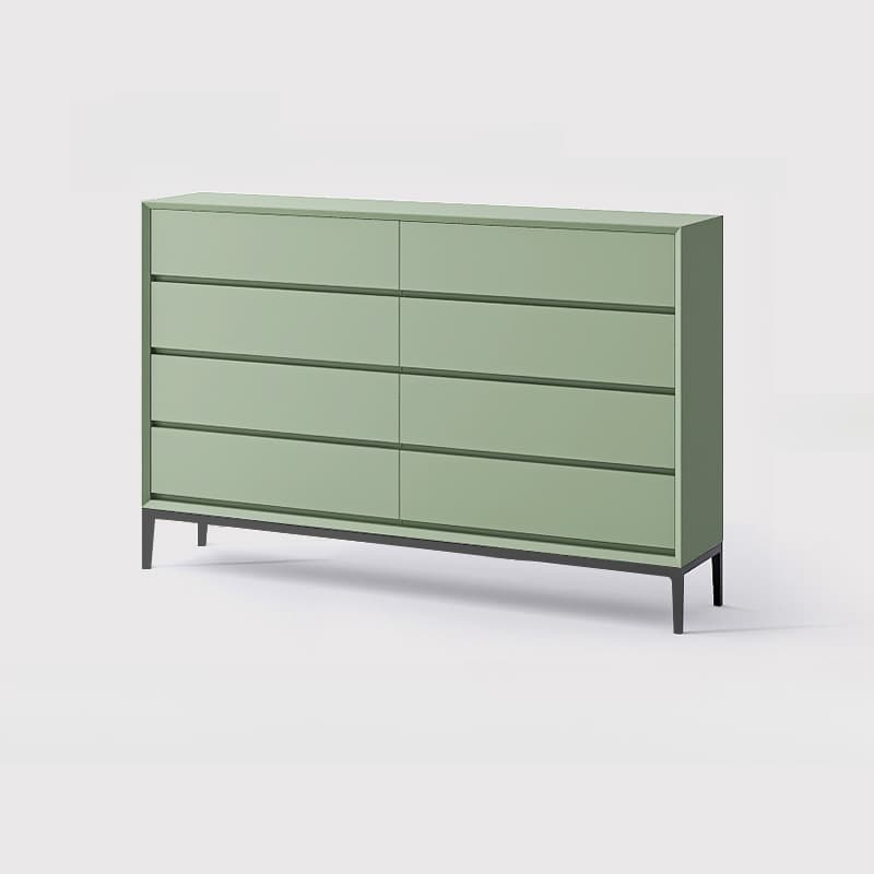 Trendy Raw Wood Console Dresser, Horizontal with 8 Drawers - image 5