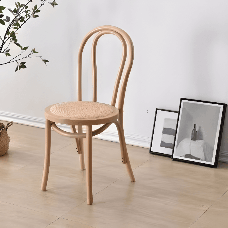 Reliable Outlined Intertwined Armless Chair for Restaurant Use - image 3