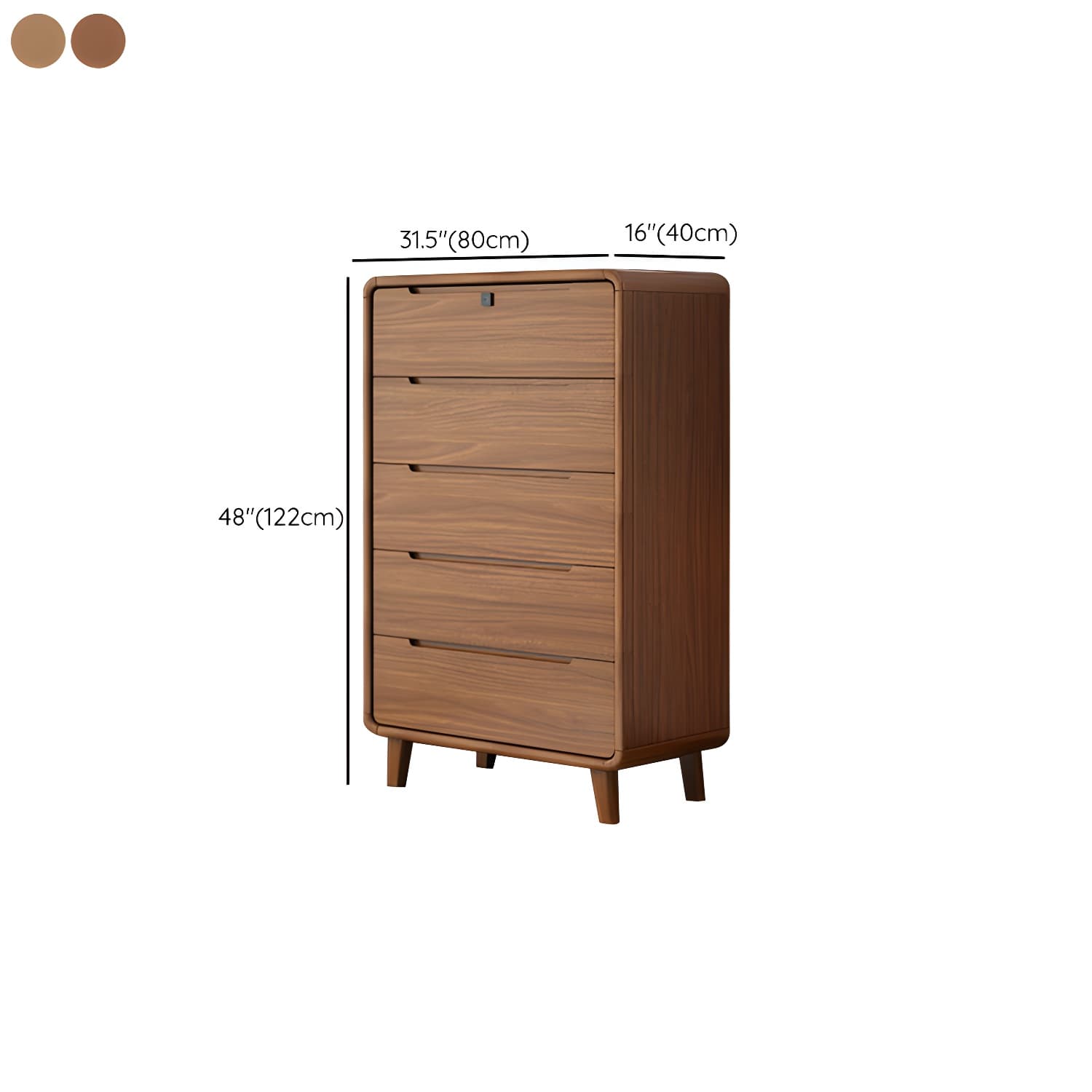 Traditional Wood Dressers with Drawers and Soft Close Glides - image 26