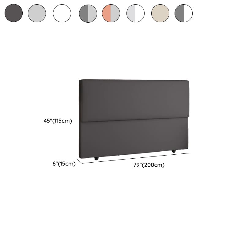 Modern Simple Style Panel Headboard in Wood with No Distressing, Rectangle Shape for King/Queen/Full Bed, Featuring Sponge Upholstery and Standard Height - image 19