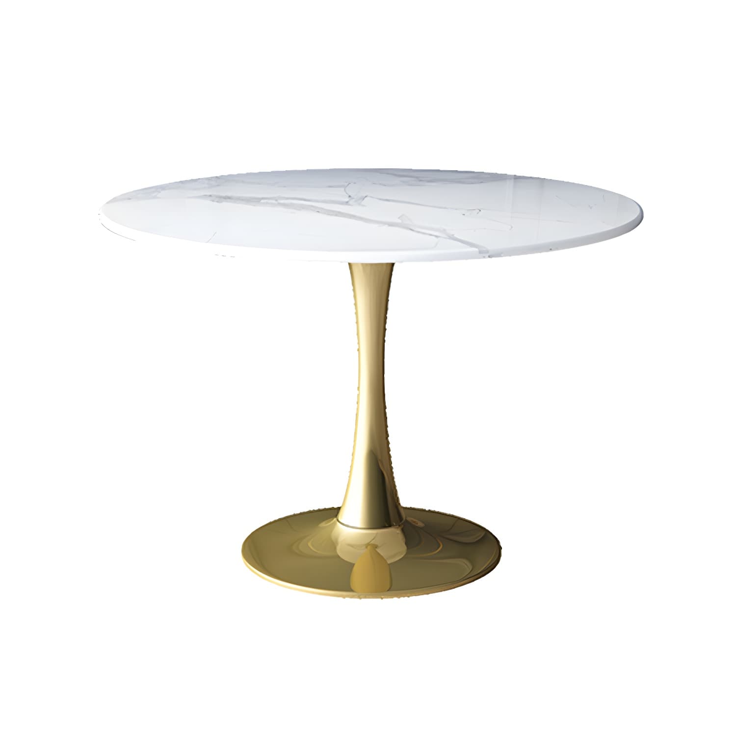 Sintered Stone Dining Table Traditional Luxury Dining Table with Gold Base - image 19