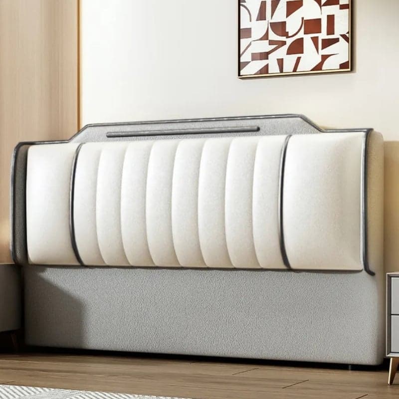 Simplistic Style Panel Headboard in Natural Wood with No Distressing, Rectangular Shape for Queen/Full/Twin XL Bed, Featuring Sponge Upholstery and Standard Height - image 10
