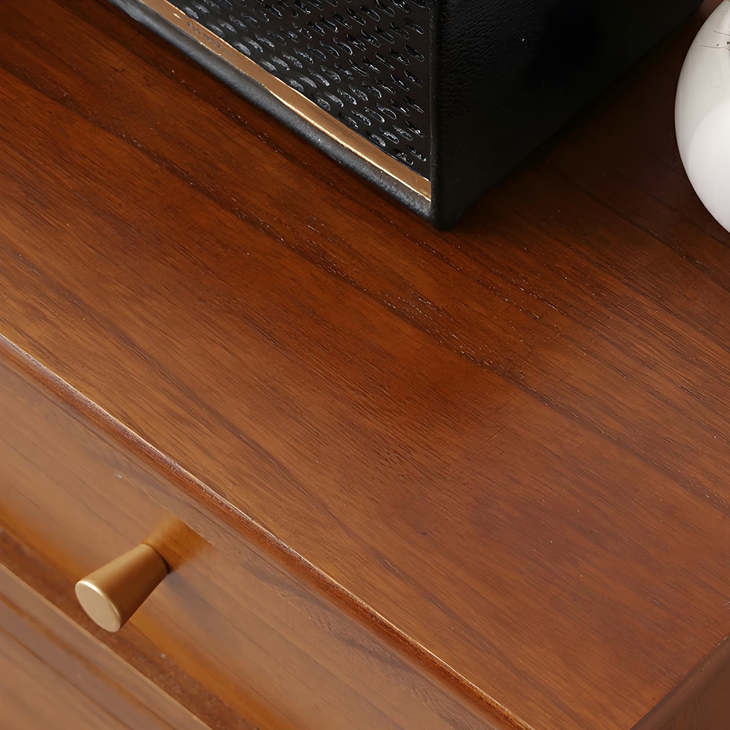 Scandinavian Wood Accent Chest with Drawers - Small Sized Rectangle Cabinet for Storage - image 6