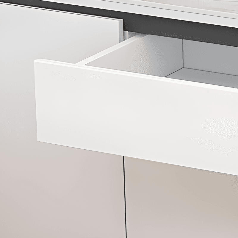 Buffet Table/Server with 1 Drawer, Drawers Storage, Sintered Stone Countertop, Adjustable Shelving, and 4 Doors/3 Doors/2 Doors Tabletop - image 7