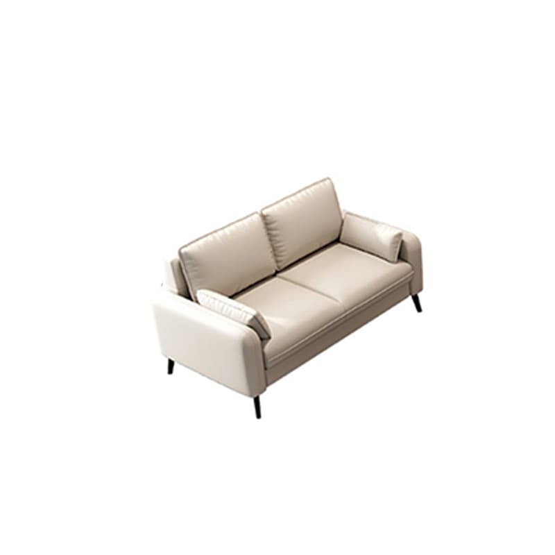 Modern Solid Color Loveseat with Square Arm and Wide Pillow Back for Living Spaces - image 11