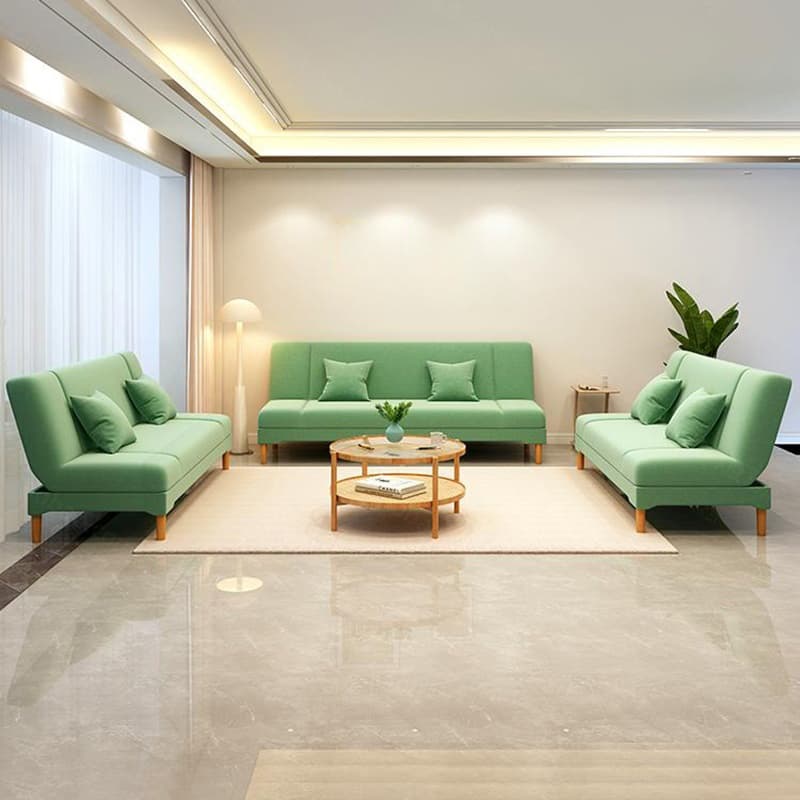 Modern Simple Style Dove Grey/Blue/Green Fold Away Convertible Sofa Living Spaces - image 17