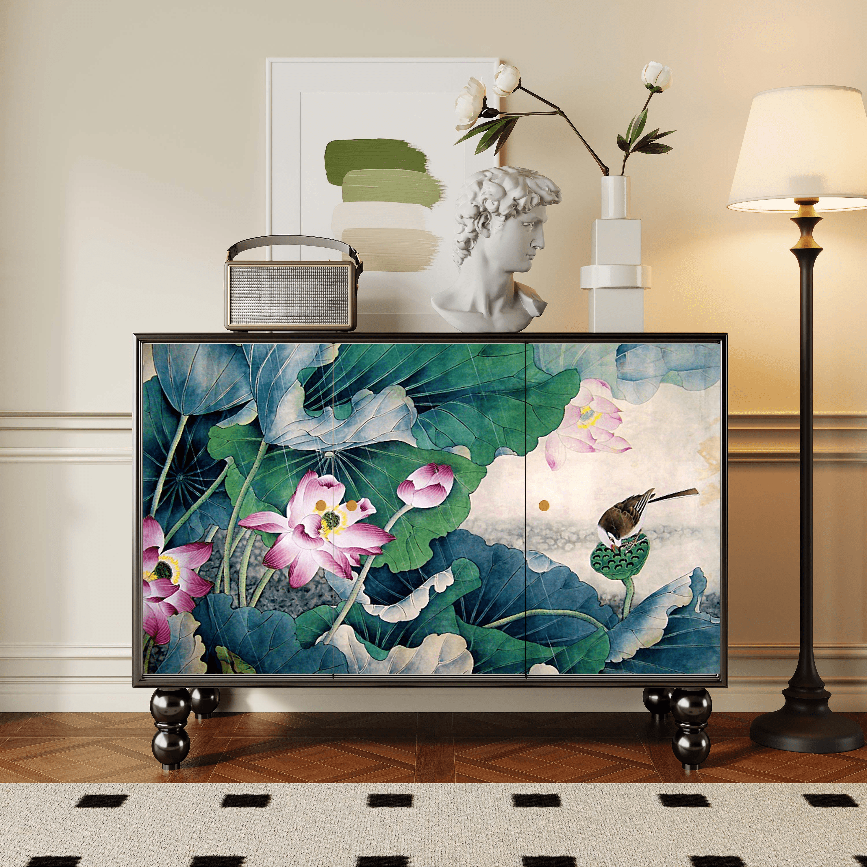 Parlor Detached Sideboard with Six Internal Shelves and Benchtop - image 33