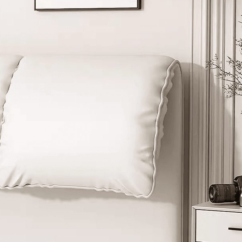 Modern Simple Style Panel Headboard in Natural Wood with No Distressing, Rectangle Shape for King/Queen/Full Bed, Featuring Sponge Upholstery and Standard Height - image 11