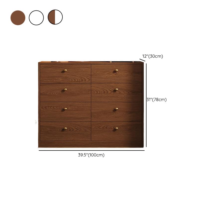 Simple Reclaimed Wood Double Dresser/Bachelor Chest with 8/6/4 Drawers in Horizontal/Vertical Orientation - image 15