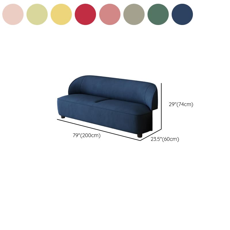 Modish Solid Color Scratch-durable Standard Sofa in Rose/Light Green/Tangerine Color for 2/4 Person/for 3 - image 28