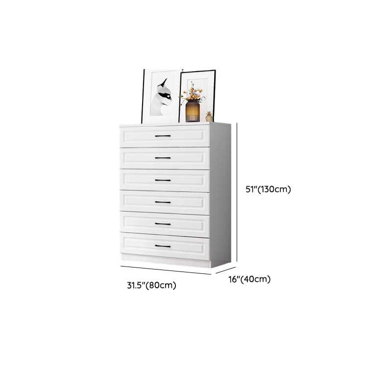 Simple Vertical/Horizontal Chalk Bachelor Chest in Wood with 3 Drawers/5 Drawers/6 Drawers - image 23