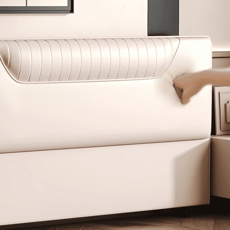 Simplistic Panel Headboard in Pine Wood with No Distressing, Rectangular Shape for King/Queen/Full Bed, Featuring Sponge Upholstery and Standard Height - image 10