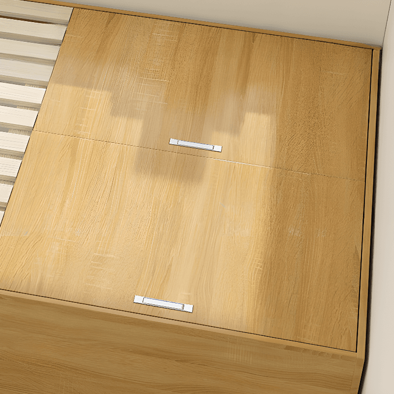 Natural Color Solid Color Storage Included with 2 Drawers for Bedroom - image 4
